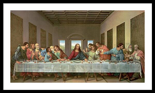 The Last Supper Scene Framed Print