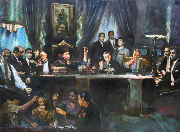 Gathering of Well-Dressed Men Art Print