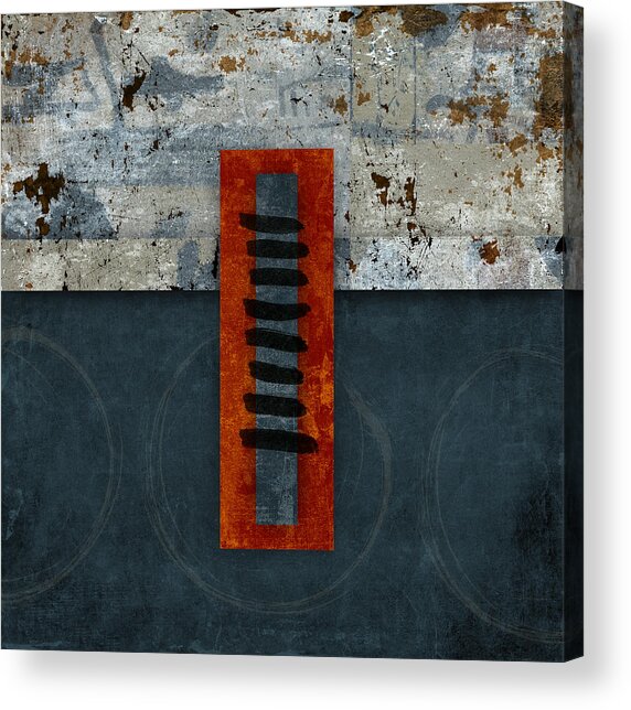 Geometric Layers of Color Acrylic Print