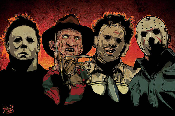 Icons of Horror Assembled Poster