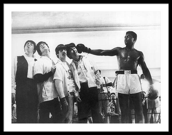Famous Band with Boxer Framed Print