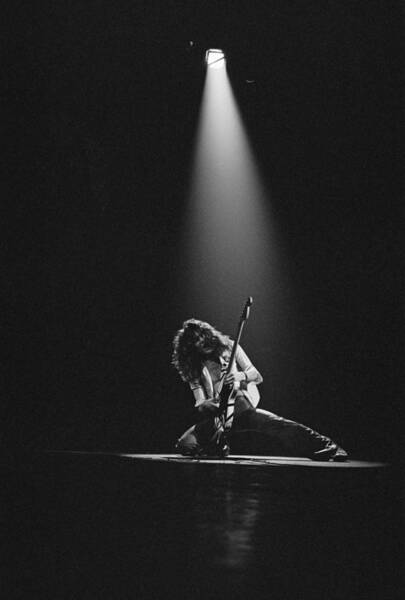 Dramatic Guitar Solo Performance Art Print