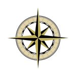 nautical compass rose star